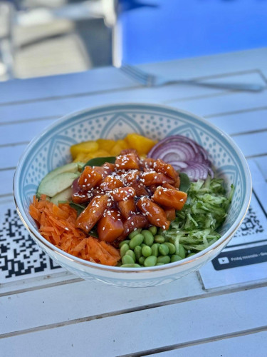 Lososový bowl