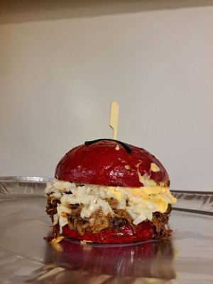 Pulled pork BBQ jack daniels cola Burger