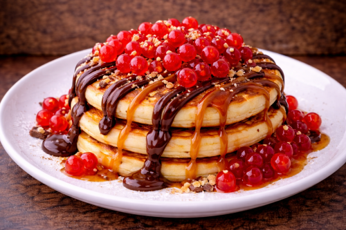 Jahodové bublinkové lievance