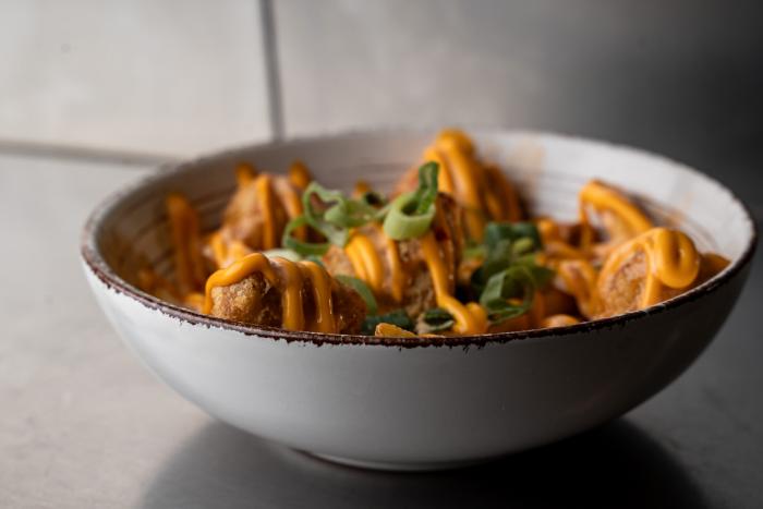 CHEESE FRYBOX s batátmi