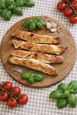 Plnené štangle - šunka, mozzarella