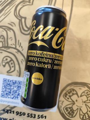 Coca Cola Zero Kofeinu/Cukru/Kalorií "NOVINKA"