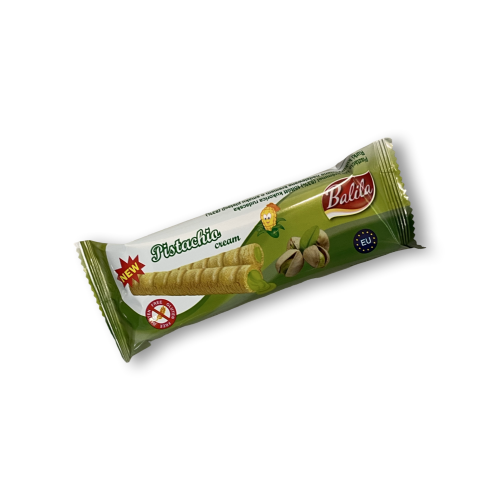 Kukuričné trubičky Pistáciové