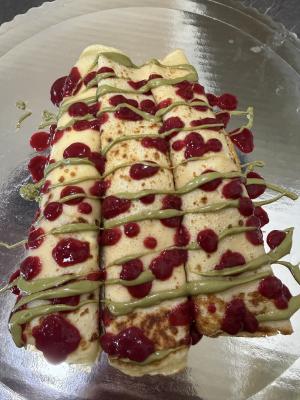 Cheese cake palacinky s lesným ovocím